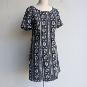 Hollister Floral Print Short Sleeve Mini Dress